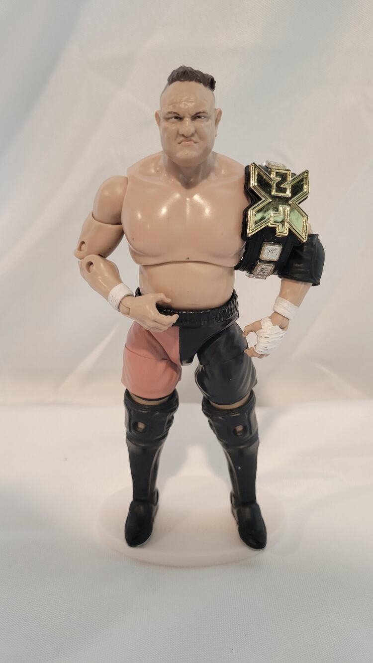 Wwe/Aew Jazwares Samoa Joe Action Figure NXT Championship Belt Loose